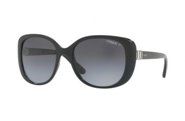 Image of Vogue VO5155S Single Vision Prescription Sunglasses VO5155S-W44-T3-55 - Lens Diameter 55 mm, Frame Color Black