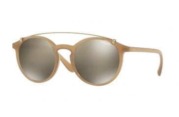 Image of Vogue VO5161S Single Vision Prescription Sunglasses VO5161S-25335A-51 - Lens Diameter 51 mm, Frame Color Opal Sand