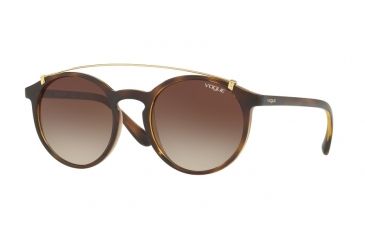 Image of Vogue VO5161S Single Vision Prescription Sunglasses VO5161S-W65613-51 - Lens Diameter 51 mm, Frame Color Dark Havana