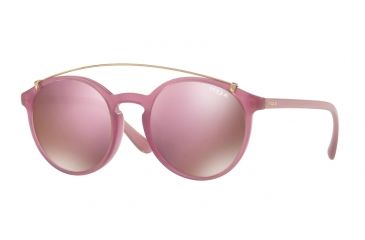 Image of Vogue VO5161SF Single Vision Prescription Sunglasses VO5161SF-25425R-53 - Lens Diameter 53 mm, Frame Color Opal Pink Violet