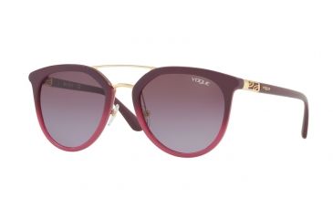 Image of Vogue VO5164S Progressive Prescription Sunglasses VO5164S-25578H-52 - Lens Diameter 52 mm, Frame Color Opal Violet Gradient Violet