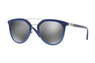 Image of Vogue VO5164S Progressive Prescription Sunglasses VO5164S-25596G-52 - Lens Diameter 52 mm, Frame Color Opal Blue Gradient Blue