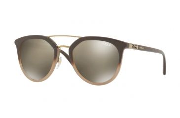 Image of Vogue VO5164S Progressive Prescription Sunglasses VO5164S-25605A-52 - Lens Diameter 52 mm, Frame Color Opal Brown Gradient Brown