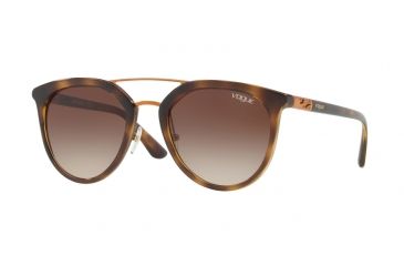 Image of Vogue VO5164S Progressive Prescription Sunglasses VO5164S-W65613-52 - Lens Diameter 52 mm, Frame Color Dark Havana