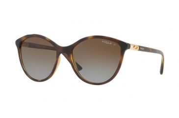 Image of Vogue VO5165S Single Vision Prescription Sunglasses VO5165S-W656T5-55 - Lens Diameter 55 mm, Frame Color Dark Havana