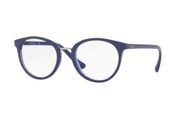 Image of Vogue VO5167 Single Vision Prescription Eyeglasses 2619-50 - Top Bluette/bluette Trasp Frame