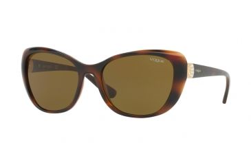 Image of Vogue VO5194SB Progressive Prescription Sunglasses, 57mm, Dark Havana, VO5194SB-238673-57-PRO