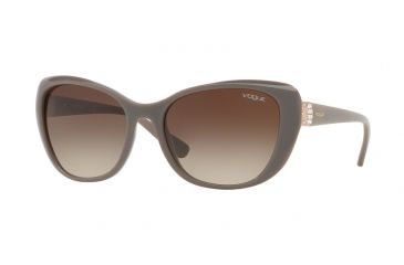 Image of Vogue VO5194SB Progressive Prescription Sunglasses VO5194SB-259613-57 - Lens Diameter 57 mm, Frame Color Opal Mud