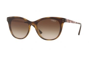 Image of Vogue VO5205S Single Vision Prescription Sunglasses VO5205S-W65613-62 - Lens Diameter 62 mm, Frame Color Dark Havana