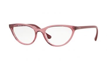 Image of Vogue VO5213 Eyeglass Frames 2613-51 - Transparent Dark Pink Frame