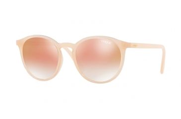 Image of Vogue VO5215S Progressive Prescription Sunglasses, 51mm, Opal Melon, VO5215S-26076F-51-PRO
