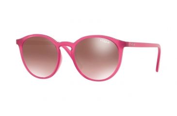 Image of Vogue VO5215S Progressive Prescription Sunglasses VO5215S-2610H8-51 - Lens Diameter 51 mm, Frame Color Opal Raspberry
