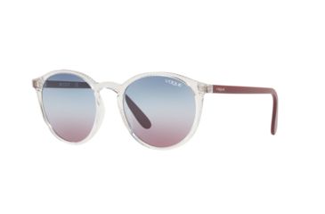 Image of Vogue VO5215S Progressive Prescription Sunglasses, 51mm, Transparent, VO5215S-W7450K-51-PRO