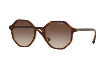 Image of Vogue VO5222S Bifocal Prescription Sunglasses, 52mm, Dark Havana/light Brown Transp, VO5222S-238613-52-BI