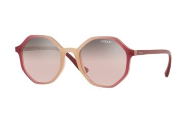 Image of Vogue VO5222S Bifocal Prescription Sunglasses VO5222S-26387E-52 - Lens Diameter 52 mm, Frame Color Opal Pink Glitter Grad Cycl