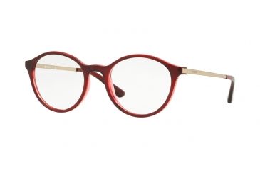 Image of Vogue VO5223 Eyeglass Frames 2636-50 - Transp Bordeaux/transp Red Frame