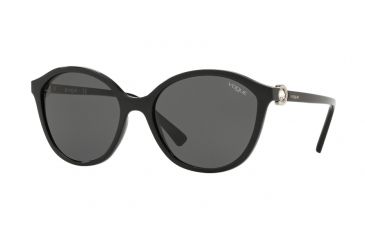 Image of Vogue VO5229SB Prescription Sunglasses, 57mm, Black, VO5229SB-W44-87-57-SV