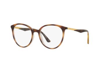Image of Vogue VO5232 Progressive Prescription Eyeglasses, 50mm, Top Havana/Transparent, VO5232-1916-50-PRO