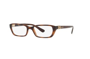 Image of Vogue VO5241B Progressive Prescription Eyeglasses 2386-50 - Top Dark Havana/light Brown Frame