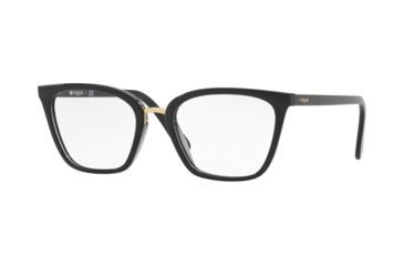 Image of Vogue VO5260 Prescription Eyeglasses, 51mm, Top Black/Transparent Grey, VO5260-2385-51-SV
