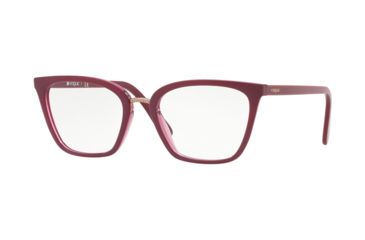 Image of Vogue VO5260 Prescription Eyeglasses, 51mm, Top Dark Red/Red Transp, VO5260-2555-51-SV