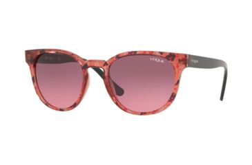 Image of Vogue VO5271S Sunglasses 272920-53 - , Pink Gradient Violet Lenses