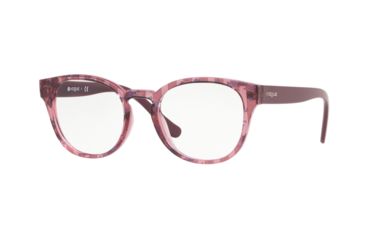Image of Vogue VO5272 Eyeglass Frames 2731-49 - Text Stripes Brn/Blue Tr Dkblu