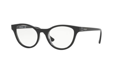 Image of Vogue VO5274B Eyeglass Frames 2385-49 - Top Black/Transparent Grey