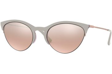 Image of Vogue VO5287S Sunglasses 27587E-54 - , Light Pink Mir Gradient Silver Lenses
