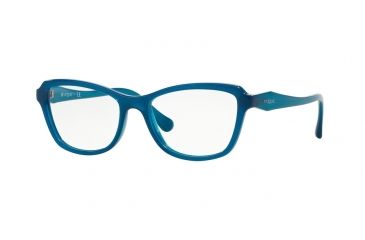 Image of Vogue WAVED TEMPLE VO2957 Single Vision Prescription Eyeglasses 2109-51 - Opal Blue Frame