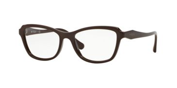 Image of Vogue WAVED TEMPLE VO2957 Single Vision Prescription Eyeglasses 2302-51 - Brown Frame