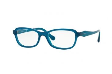 Image of Vogue WAVED TEMPLE VO2958 Progressive Prescription Eyeglasses 2109-51 - Opal Blu Frame