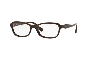 Image of Vogue WAVED TEMPLE VO2958 Progressive Prescription Eyeglasses 2302-51 - Brown Frame