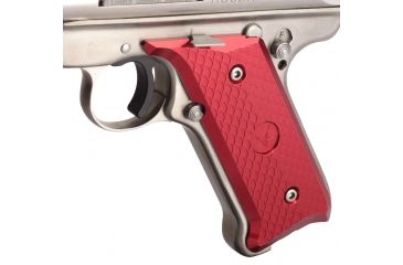 Image of Volquartsen Firearms Aluminum Grips for MKIII, Red VC3AG-R