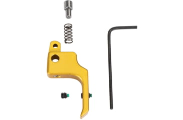 Image of Volquartsen Firearms 19.22 Pistol Trigger, Ruger Mark III/Mark IV, Flat, Gold, VF4FT-G