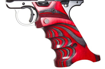 Image of Volquartsen Firearms Laminated Grips for MK IV, Right Handed, Red, VCTRG-4-R-R