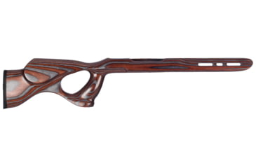 Image of Volquartsen Firearms Laminated Thumbhole Silhouette Stock for Volquartsen Firearms 17 WSM, Brown/Gray, VCLRW-W-BG