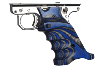Image of Volquartsen Firearms Laminated Wood Pistol Grips for MKIII, Blue, Right-Handed, VC3TRG-BL
