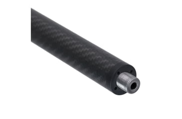 Image of Volquartsen Firearms Lightweight Carbon Fiber Barrel, Ruger 10/22, 1-16 Twist, 1/2 x 28 Threaded, Black Ends, VF10LCF-CT-BE