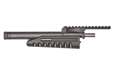 Image of Volquartsen Firearms Lightweight Threaded Rifle Barrel and Forend Ruger 22 Charger Takedown, 22 LR, 1/2x28 TPI, Carbon Fiber, VFCTDLW-FE