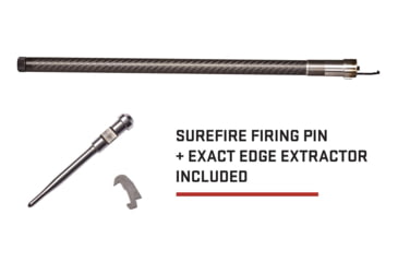 Image of Volquartsen Firearms THM Lightweight Threaded Rifle Barrel, Smith &amp; Wesson M&amp;P 15-22 Sport, .22 LR, 1/2x28 Thread, Carbon Fiber, Carbon Black, VC15THM-CT