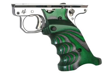 Image of Volquartsen Firearms Laminated Wood Pistol Grips for MKII, Green, Left-Handed, VC2TLG-GR