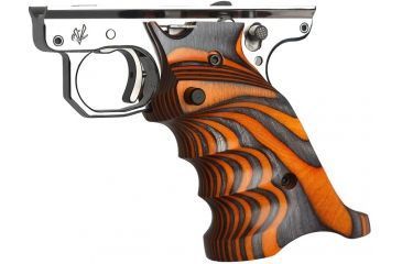 Image of Volquartsen Firearms Laminated Wood Pistol Grips for MKII, Orange, Left-Handed, VC2TLG-O