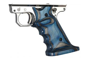 Image of Volquartsen Firearms Laminated Wood Pistol Grips for MKII, Blue, Left-Handed VC2TLG-BL