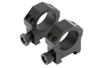 Image of Volquartsen Firearms Nova Scope Rings, Stainless, High, Black, 1in VCHD-S-B-1IN-H