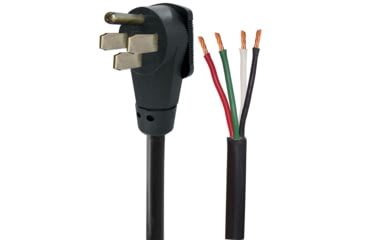 Image of Voltec Right Angle Power Supply Cord 6/3 8/1 Gauge 50 Amp 30 Ft., 30ft., 16-00563