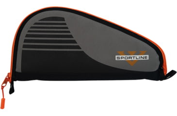 Image of Voodoo Tactical 15inch Pistol Case, Gray/orange - 02-7006014094