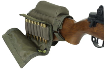 Image of Voodoo Tactical Buttstock Cheek Piece w/Ammo Carrier, Olive Drab, 20-9421004000