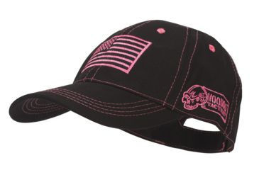 Image of Voodoo Tactical Classic Cap With Flag Embroidery, Black/pink - 20-9354088000
