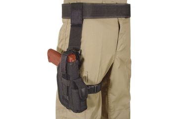 Image of Voodoo Tactical Drop Leg Duty Holster Right Hand, Black, 06-8057001000